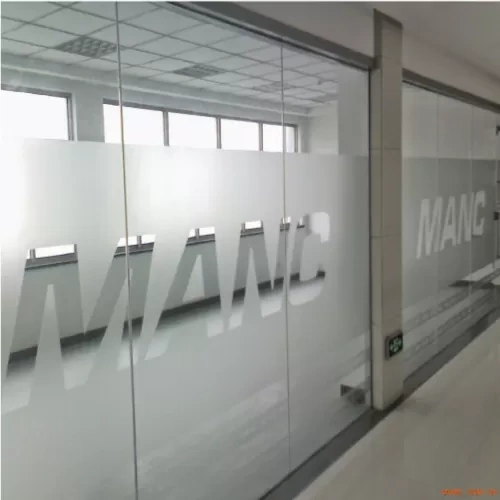 Decal dán kính mờ